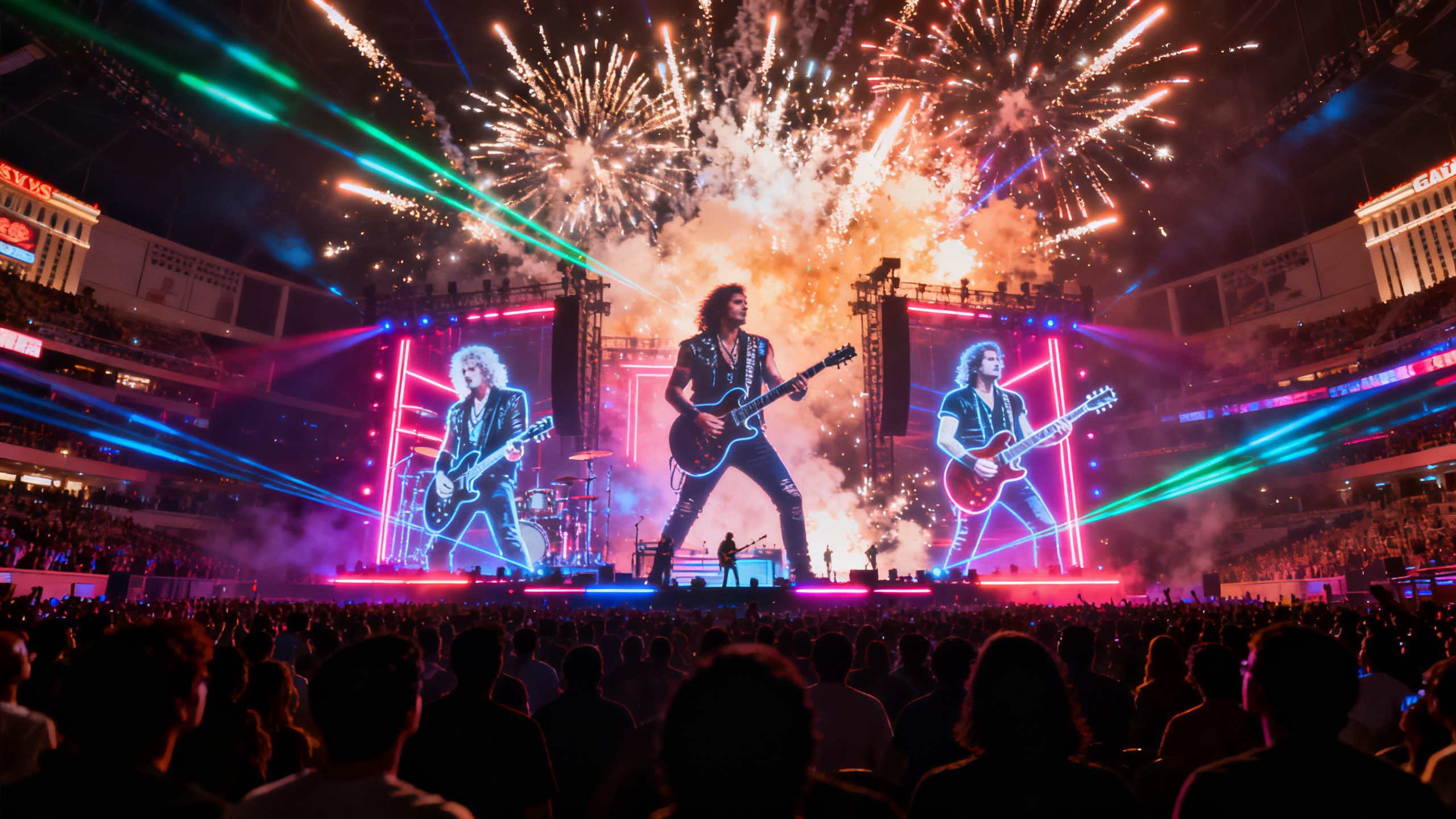 KISS Las Vegas 2028 : le spectacle d&rsquo;avatars qui va tout brûler